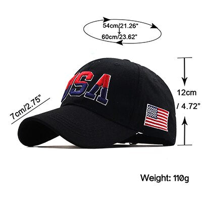 USA Flag Baseball Cap