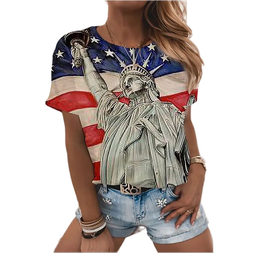 American flag striped 3D T Shirt