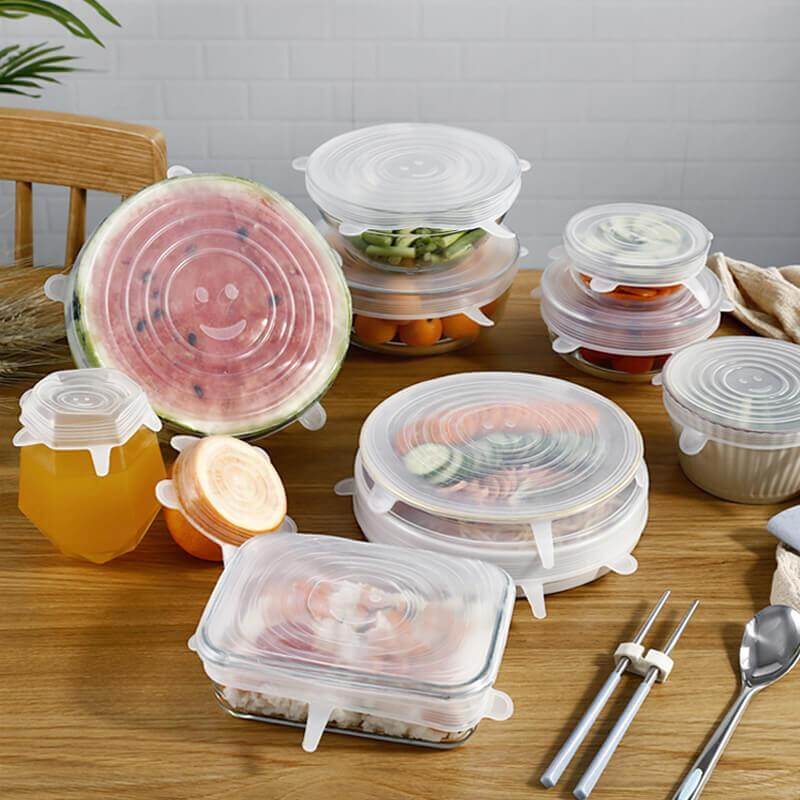 This is a REUSABLE SILICONE LIDS (6 PCS/SET)