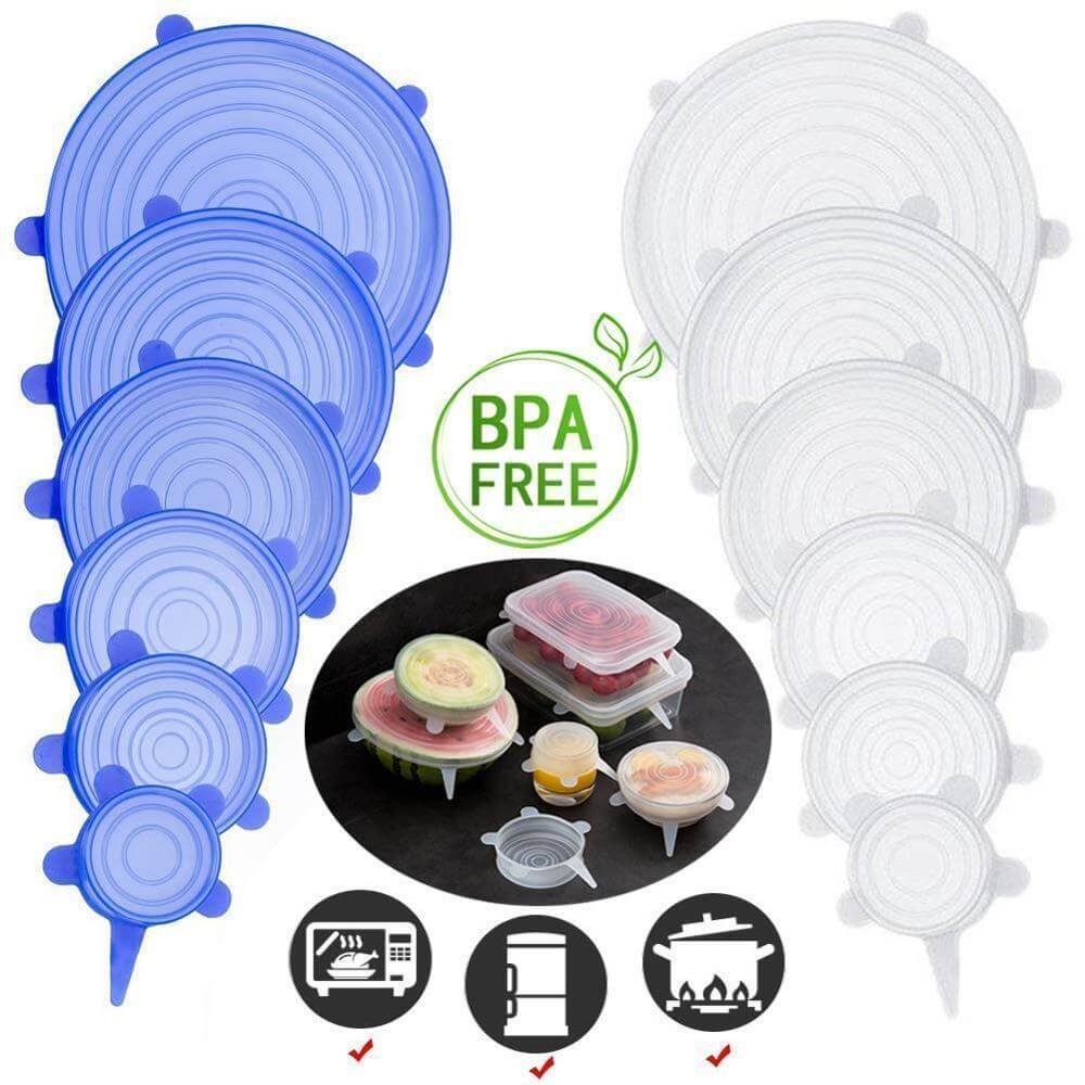 This is a REUSABLE SILICONE LIDS (6 PCS/SET)