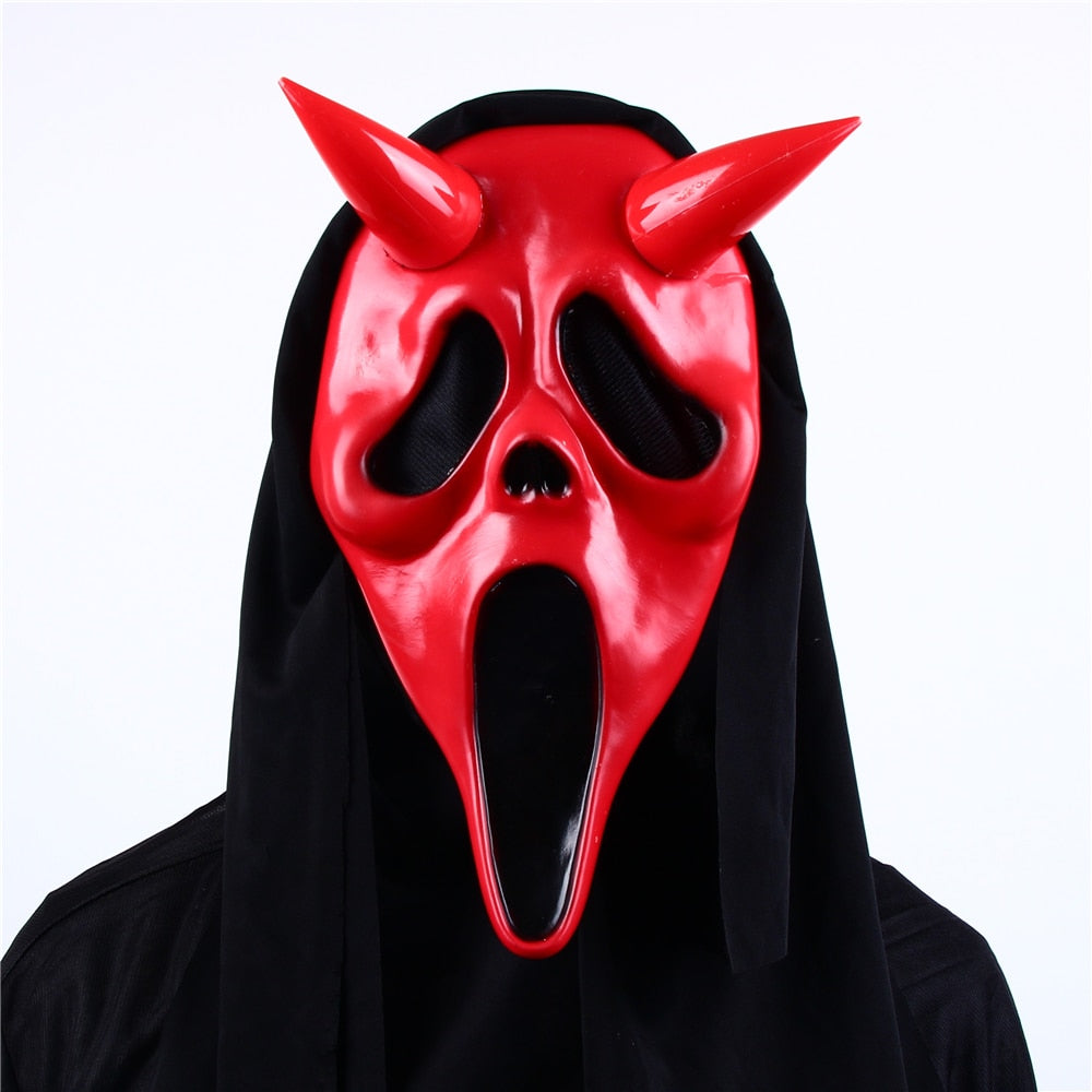 This is a Ghost Face Scream Movie Horror Mask