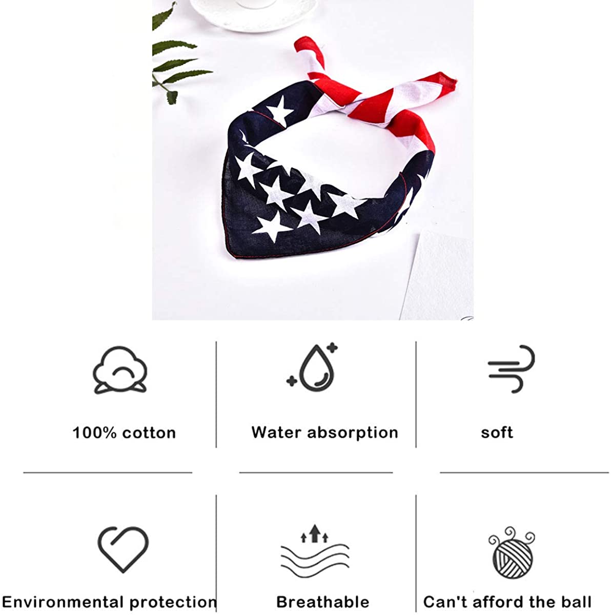 American USA Flag Bandana