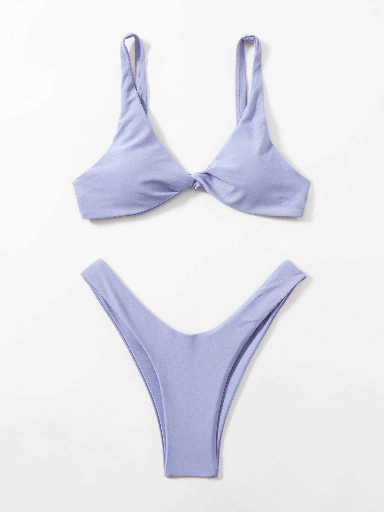 Solid Tie Sexy Bikini