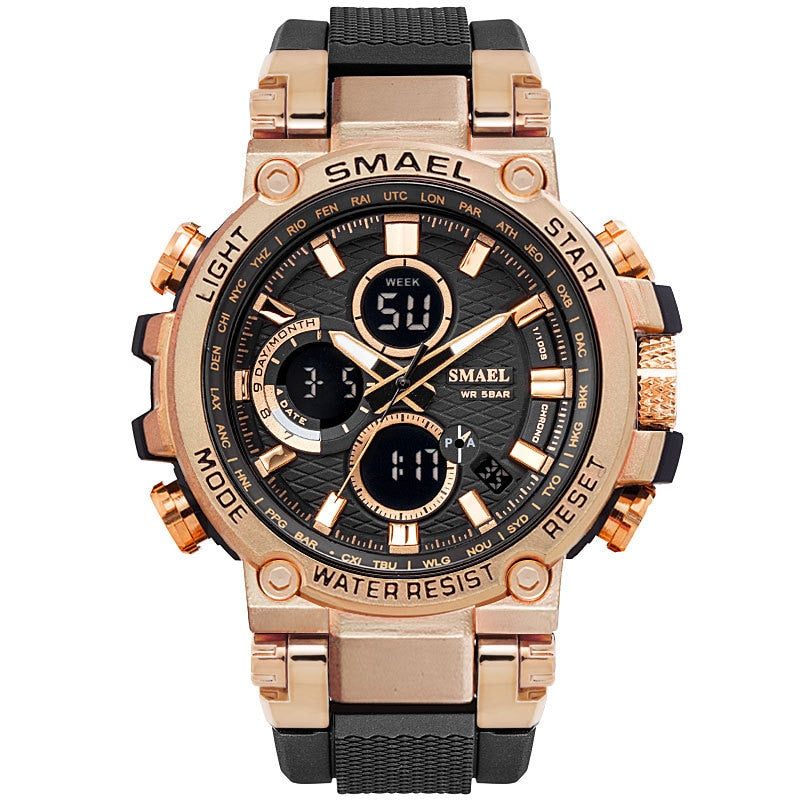 This is a Digital Double Time Chronograph Mens Watch
