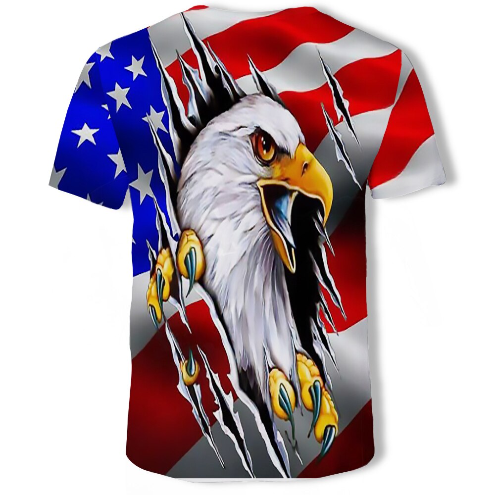 USA Flag Stripes and Stars T-shirt