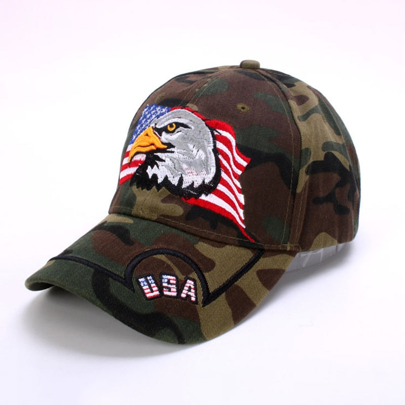 Embroidery American Eagle Trucker Hat