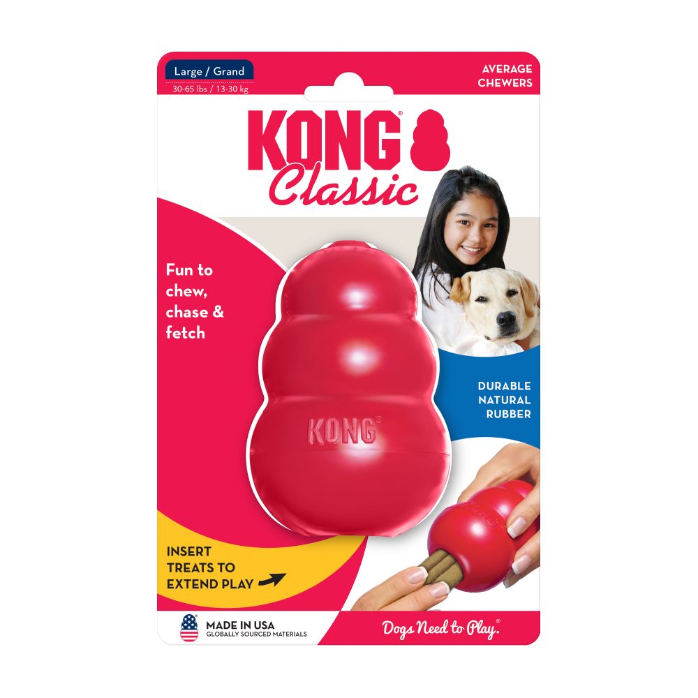 This is a L-Size KONG Classic Dog Chewable Toy