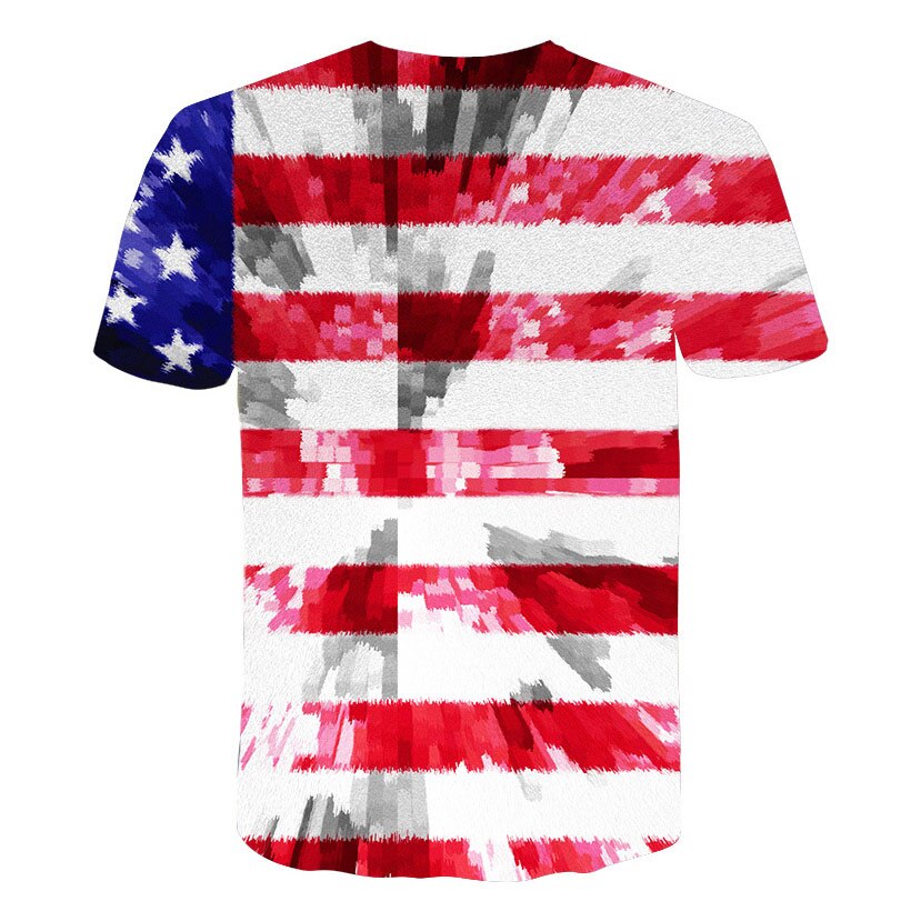 USA Flag Stripes and Stars T-shirt