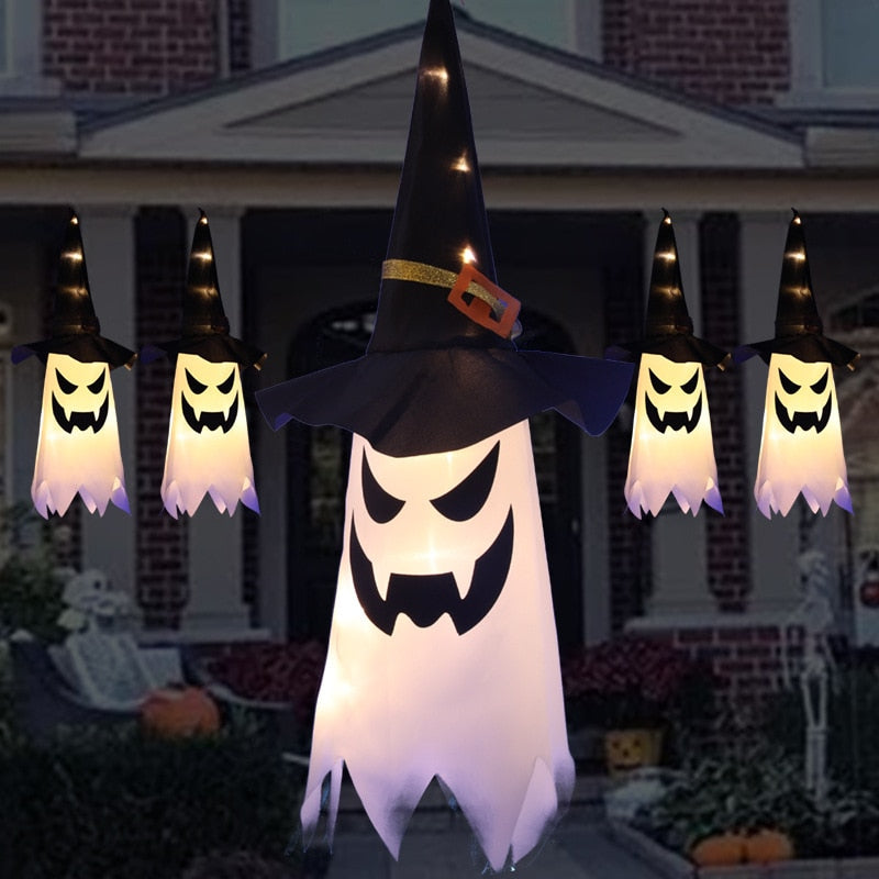 This is a LED Halloween Gypsophila Ghost Festival Dress Up