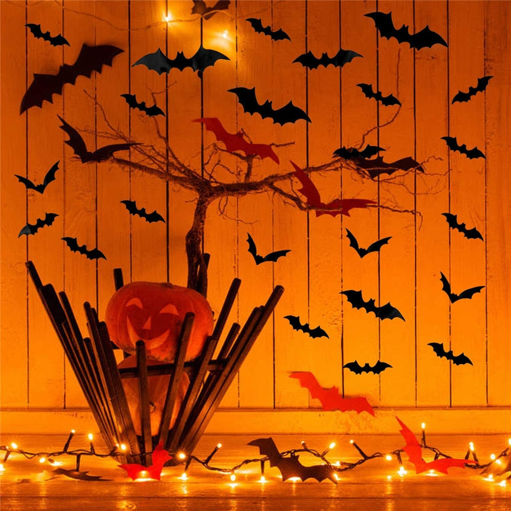 This is a 3D Black PVC Bat Halloween Party  Props