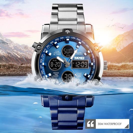 This is a 1389 Mens Waterproof Quartz Analog Watch