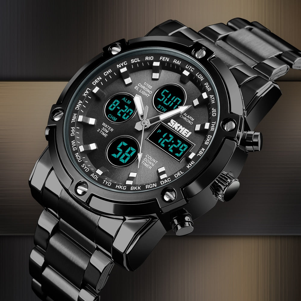 This is a 1389 Mens Waterproof Quartz Analog Watch