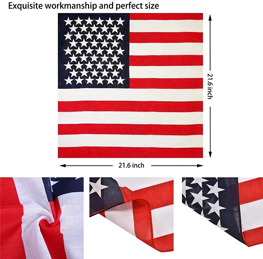 American USA Flag Bandana