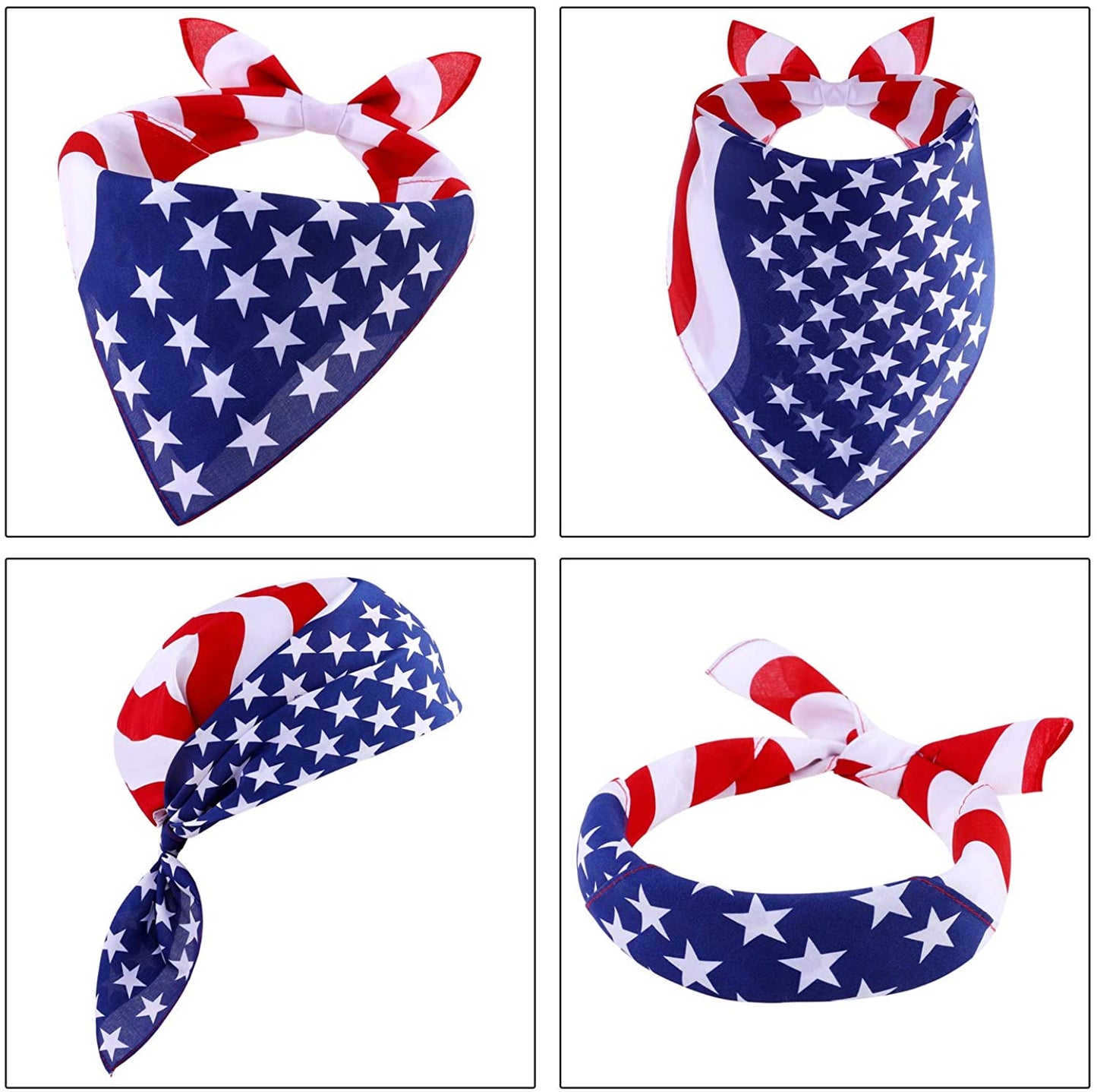 American USA Flag Bandana
