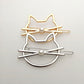 This is a Cute Cat Hair Pin Imitation Pearl Hairpin