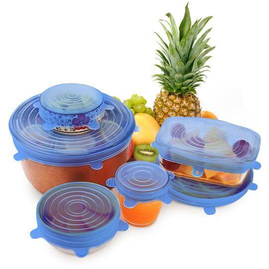 This is a REUSABLE SILICONE LIDS (6 PCS/SET)