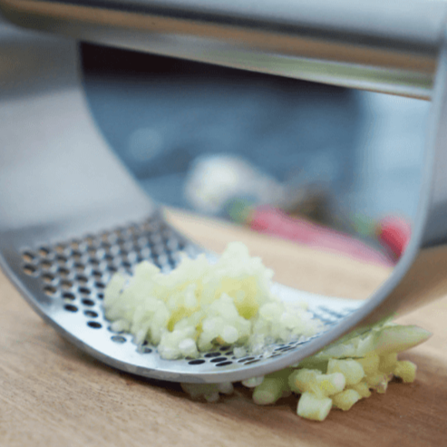 This is Wanderful Stainless Steel GARLIC PRESS