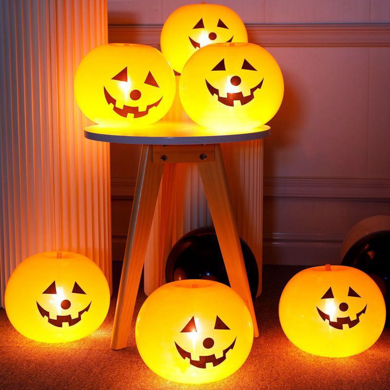 This is a Led Latex Pumpkin Balloons