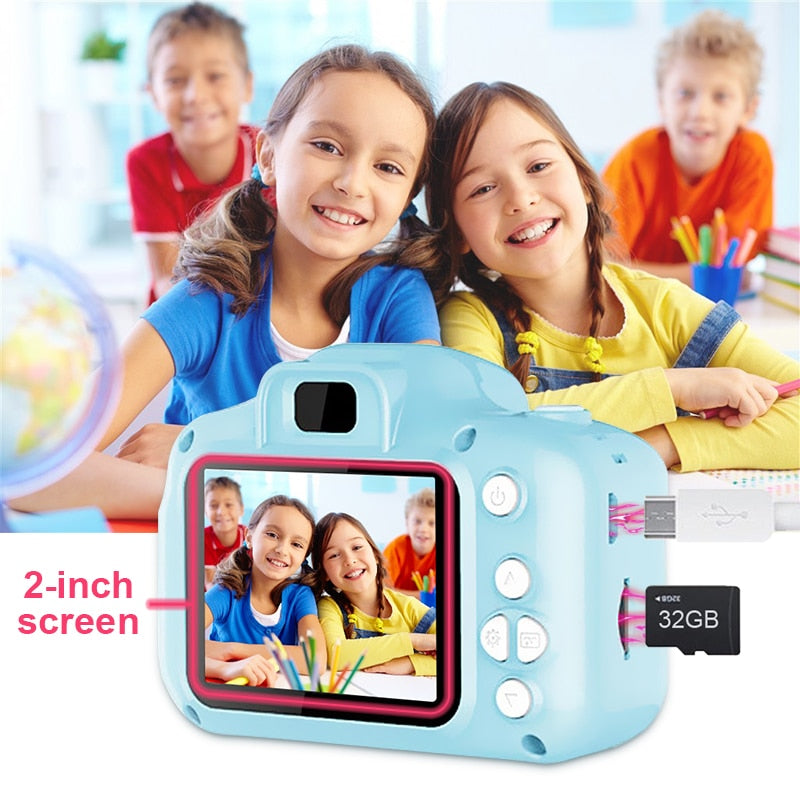 This is a 2 Inch HD Screen Children Digital Camera