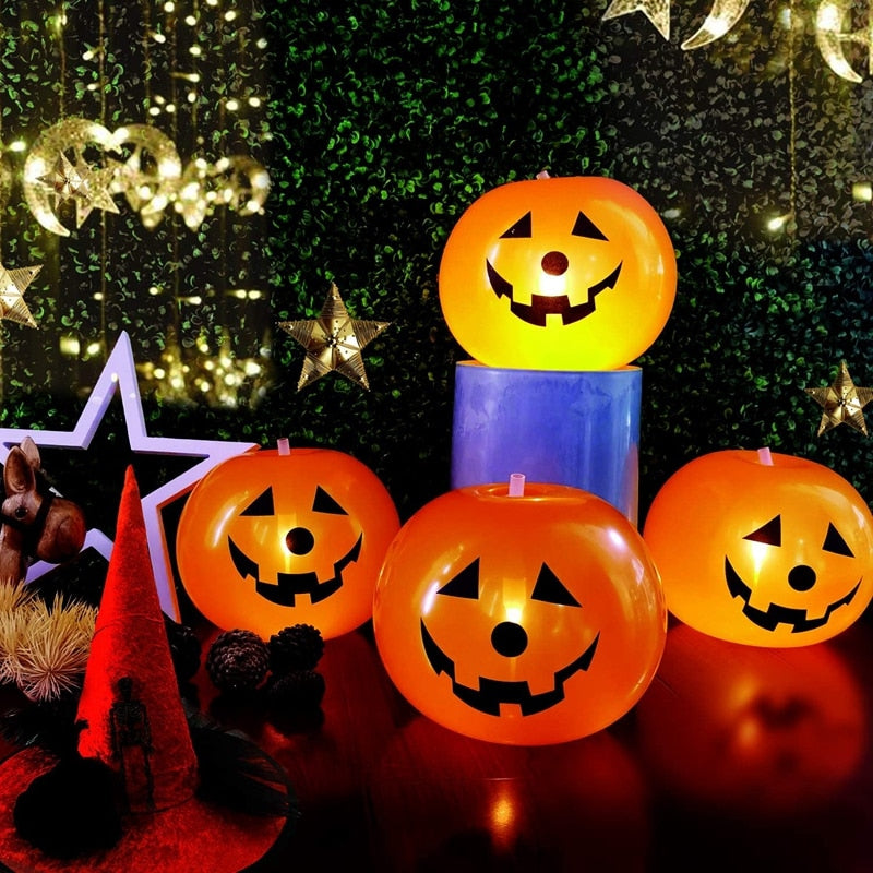 This is a Led Latex Pumpkin Balloons