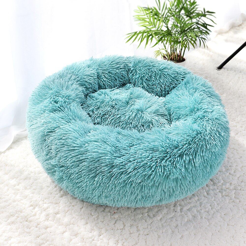 This is a Super Soft Calming Plush Dog Bed