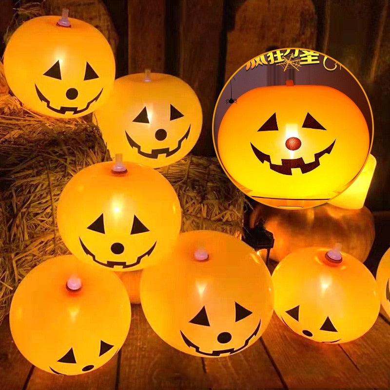 This is a Led Latex Pumpkin Balloons