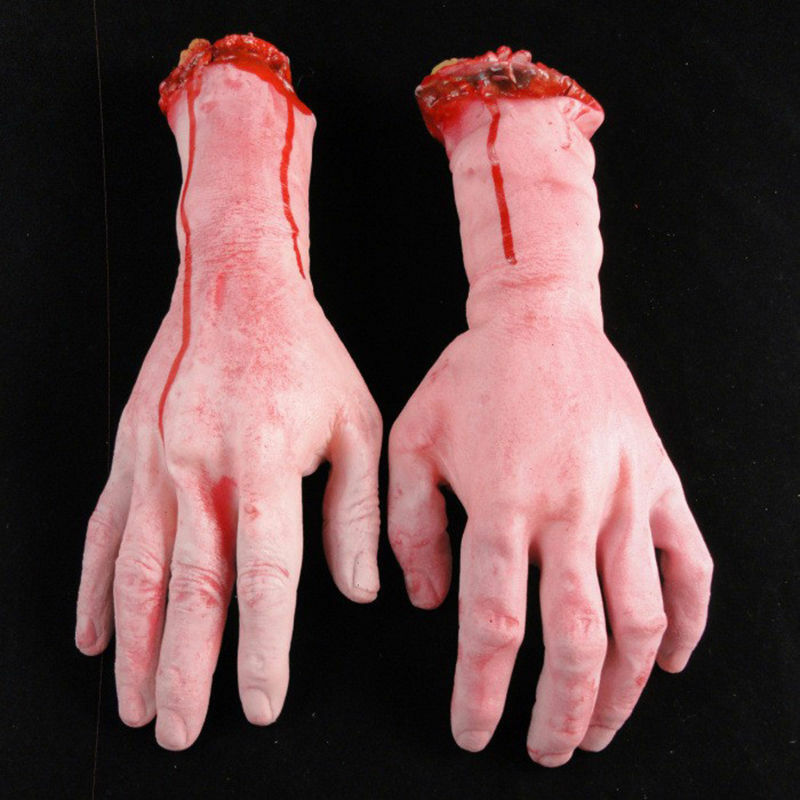 This is a Life like Scary Arm Hand Cut Off
