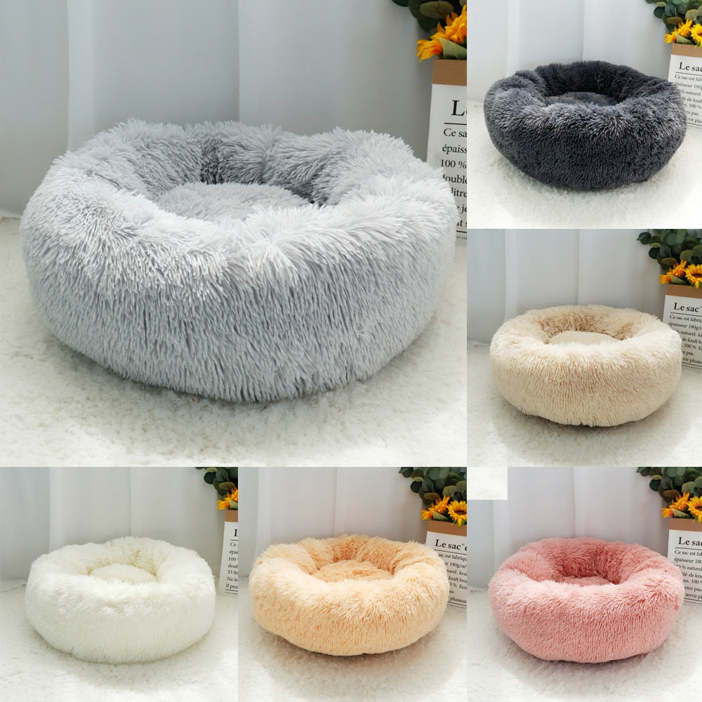 This is a Super Soft Calming Plush Dog Bed